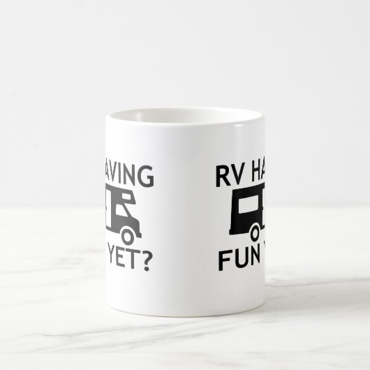 RV, der Spaß dennoch lustigen Wordplay hat Kaffeetasse (Mittel)