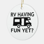 RV, der Spaß dennoch lustigen Wordplay hat Keramik Ornament (Links)