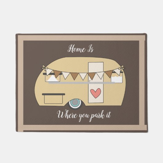 RV DOORMAT FUßMATTE (Vorderseite)