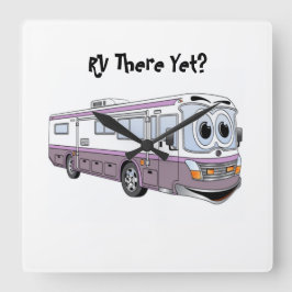 RV DORT NOCH KLASSE A CLOCK QUADRATISCHE WANDUHR