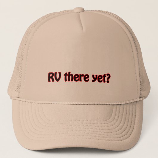 RV dort schon? Truckerkappe (Vorderseite)