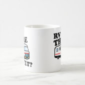 RV DORT SCHON? (Weiß) Kaffeetasse (Mittel)