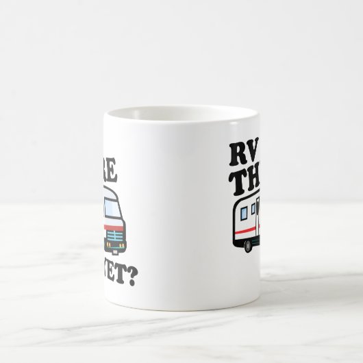 RV DORT SCHON? (Weiß) Kaffeetasse (Mittel)