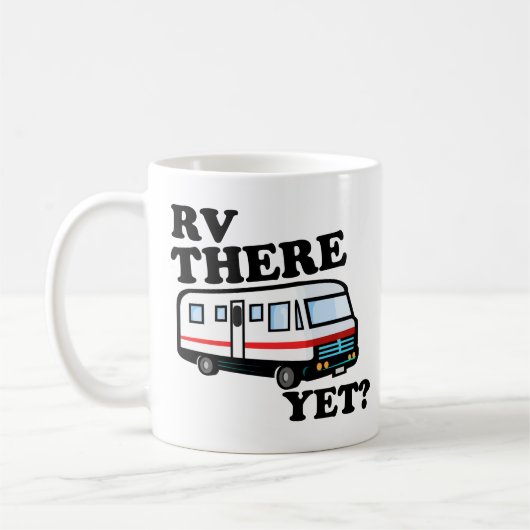 RV DORT SCHON? (Weiß) Kaffeetasse (Links)