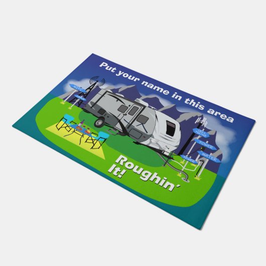 Rv-Fußmatte ähnlich der Kutscher-Spitze Nano Fußmatte (Schrägansicht)