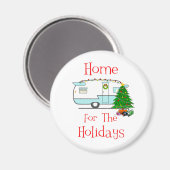 RV Home For The Holidays Magnet (Vorderseite/Rückseite)