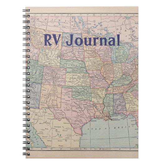 RV Journal Notizblock (Vorderseite)