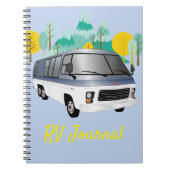 RV Journal Travel Trip Vacacation Notes Notizblock (Vorderseite)