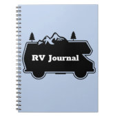 RV Journal Travel Trip Vacacation Notes Notizblock (Vorderseite)