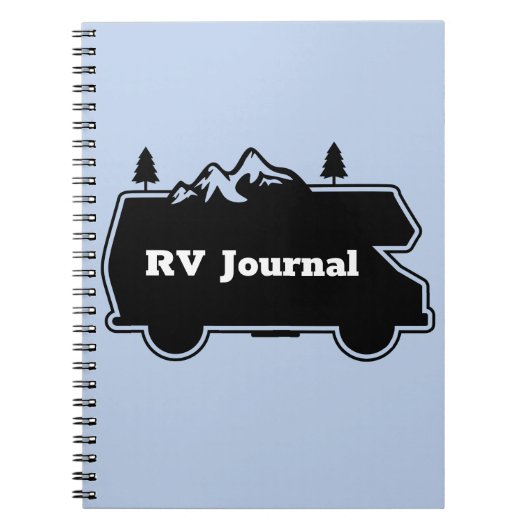 RV Journal Travel Trip Vacacation Notes Notizblock (Vorderseite)