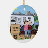 RV-Liebhaber - Schubladenhalter Keramikornament (Rechts)