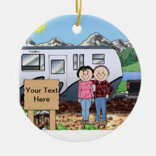 RV-Liebhaber - Trailer für die Rumpfhülle Keramikornament