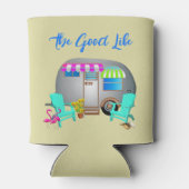 RV Life Silver Trailer Personalisiert Dosenkühler (Rückseite)