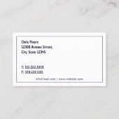 RV Motorhaubendienst Visitenkarte (Rückseite)