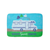 RV Motorhome durchstreifen Bonbon durchstreifen Badematte (Vorderseite)