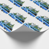 RV Motorhome Geschenkpapier (Ecke)
