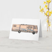 RV Motorhome Karte (Gelbe Blume)