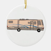 RV Motorhome Keramik Ornament (Vorne)