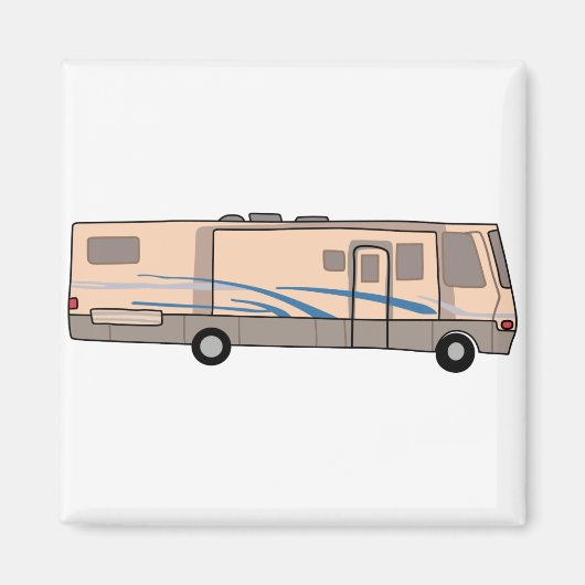 RV Motorhome Magnet (Vorne)