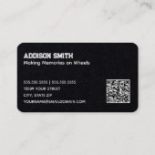 RV Motorhome Visitenkarte (Rückseite)