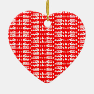 RV Motorhome Weihnachtsdekor Keramik Ornament