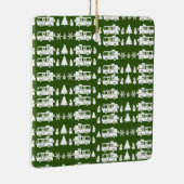 RV Motorhome Weihnachtsdekor Keramikornament (Rechts)