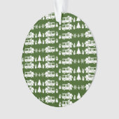 RV Motorhome Weihnachtsdekor Ornament (Vorderseite)