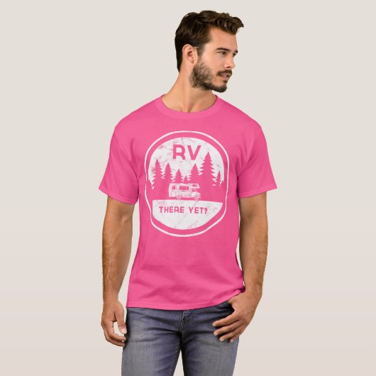 Rv noch für Fahrten zum Camping T-Shirt (Vorne ganz)