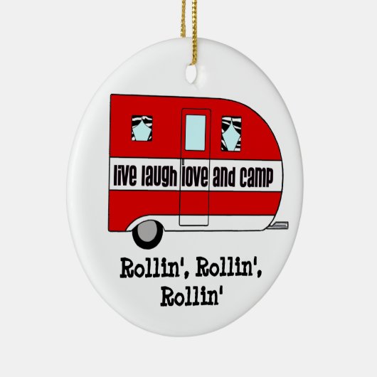 RV-Ornamente - "So rollen wir" Keramikornament (Rechts)