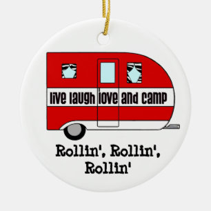 RV-Ornamente - "So rollen wir" Keramikornament