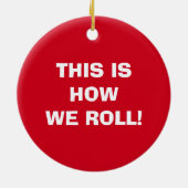 RV-Ornamente - "So rollen wir" Keramikornament (Hinten)