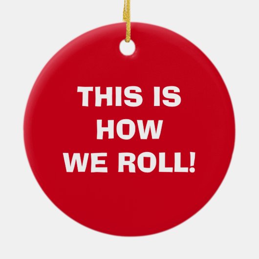 RV-Ornamente - "So rollen wir" Keramikornament (Hinten)