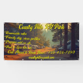 RV Park Campground Highway individuell gestalten Banner (Horizontal)