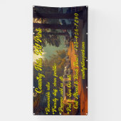 RV Park Campground Highway individuell gestalten Banner (Vertikal)