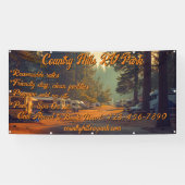 RV Park Campground Highway individuell gestalten Banner (Horizontal)