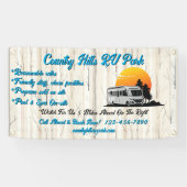 RV Park Campingplatz Highway individuell gestalten Banner (Horizontal)