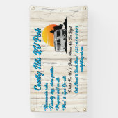 RV Park Campingplatz Highway individuell gestalten Banner (Vertikal)