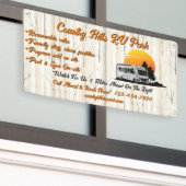 RV Park Campingplatz Highway individuell gestalten Banner (Äußeres Gebäude)
