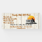 RV Park Campingplatz Highway individuell gestalten Banner (Horizontal)