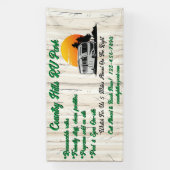 RV Park Campingplatz Highway individuell gestalten Banner (Vertikal)