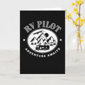 RV Pilot Adventure erwartet Motorhome-Geschenk Karte (Gelbe Blume)