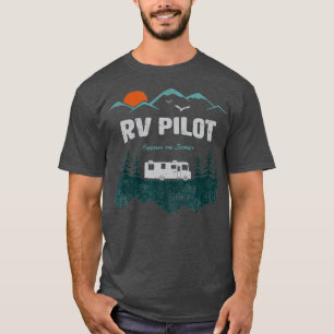 RV Pilot Camping Shirt Motorhome Urlaub