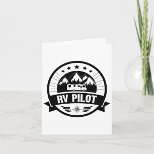 RV Pilot Funny Motorhome RV Reisen für Männer Frau Karte
