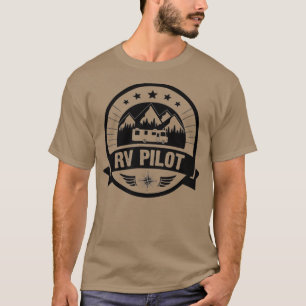 RV Pilot Funny Motorhome RV Travel  for Men T-Shirt