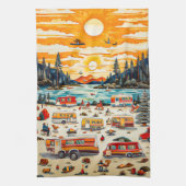 RV-Reisen Geschirrtuch (Vertikal)