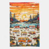 RV-Reisen Geschirrtuch (Vertikal)