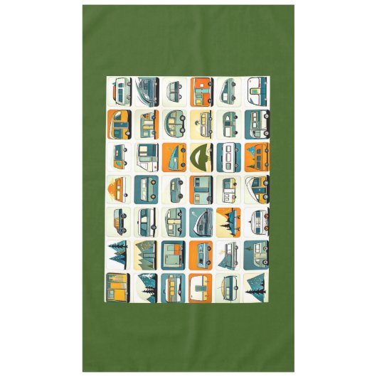 RV-Reisen Tischdecke (Vorderseite)