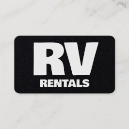 RV Rentals Custom QR Premium Visitenkarte