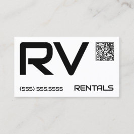 🏕️ RV Rentals Custom QR Visitenkarte
