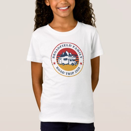 RV Road Trip Camping Matching Family Vacation T-Shirt (Vorderseite)